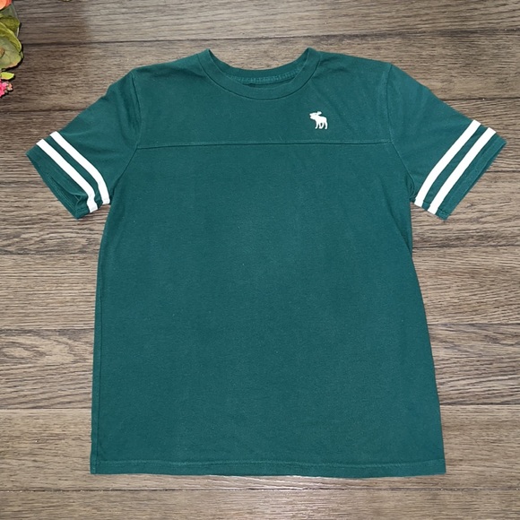 Boys Abercrombie kids green t shirt - Picture 5 of 15